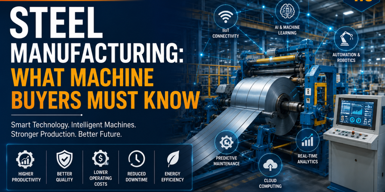 Industry 4.0 in Steel Manufacturing: What Machine Buyers Must Know