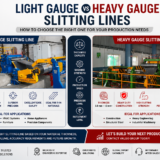 Light Gauge vs Heavy Gauge Slitting Lines