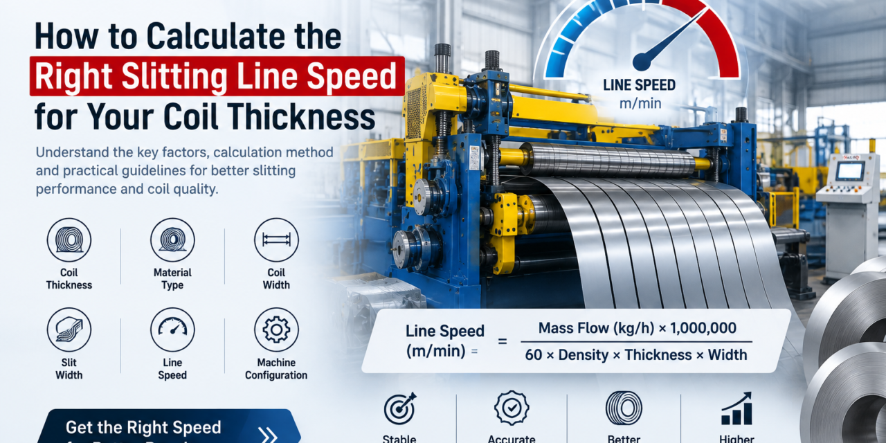 How to Calculate the Right Slitting Line Speed for Your Coil Thickness